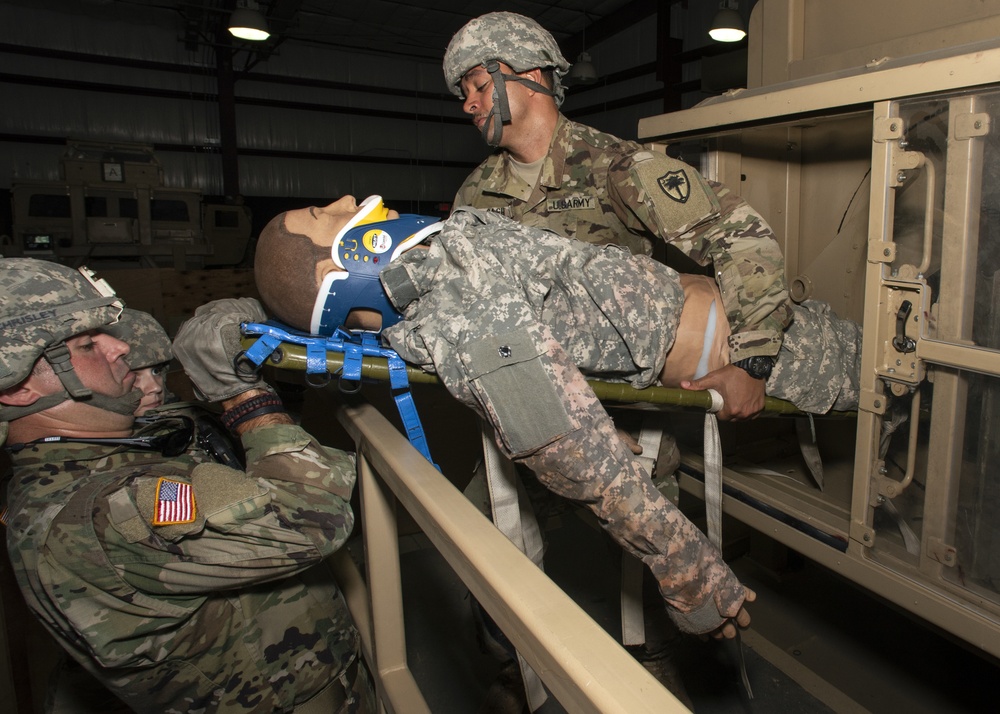 Over-Turned Vehicle Training Gives Combat Medics Real World Tests
