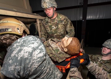 Over-Turned Vehicle Training Gives Combat Medics Real World Tests