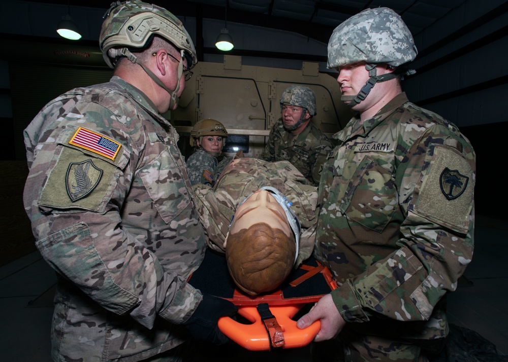 Over-Turned Vehicle Training Gives Combat Medics Real World Tests