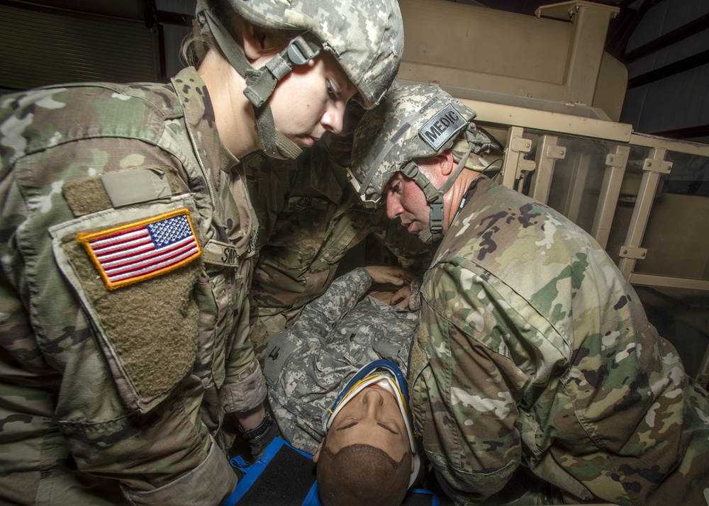 Over-Turned Vehicle Training Gives Combat Medics Real World Tests