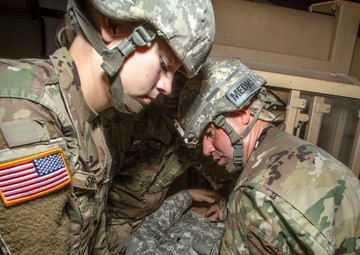Over-Turned Vehicle Training Gives Combat Medics Real World Tests
