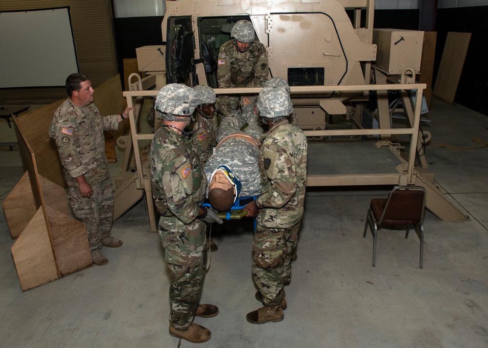 Over-Turned Vehicle Training Gives Combat Medics Real World Tests