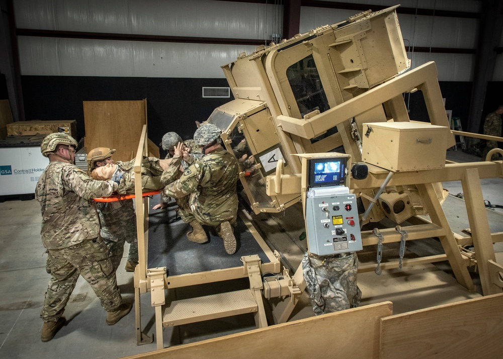 Over-Turned Vehicle Training Gives Combat Medics Real World Tests