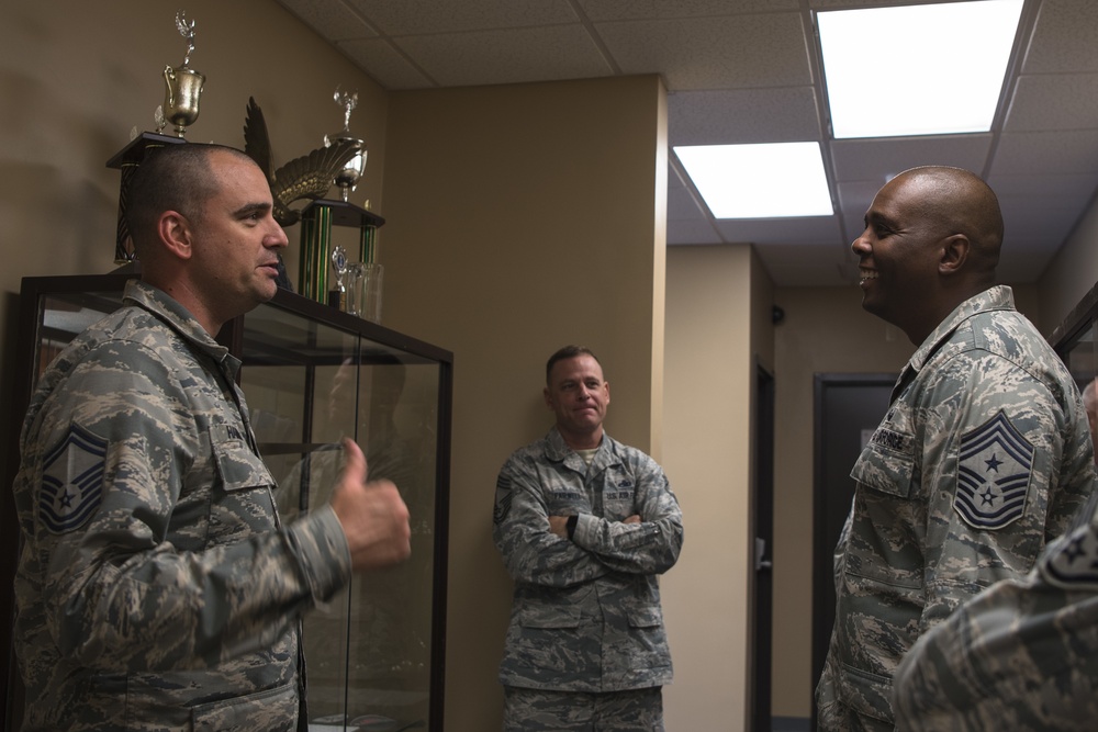 23d WG command chief immerses with 23d MXS Airmen