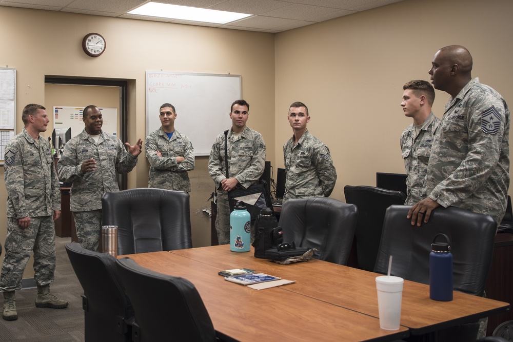 23d WG command chief immerses with 23d MXS Airmen