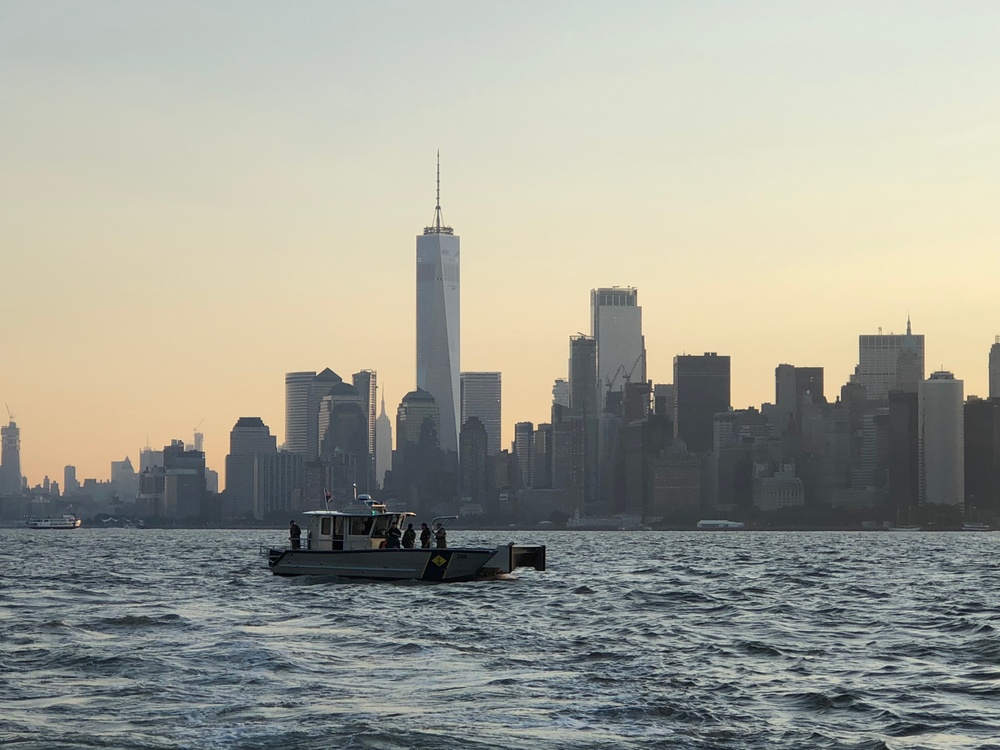 Naval Militia tests new boat