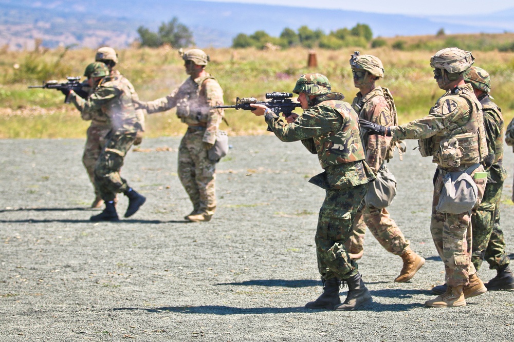 2-5 CAV and Bulgarian Soldiers Conduct Advanced Rifle Marksmanship Training