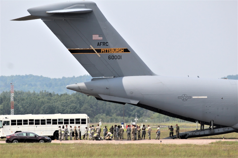 Patriot Warrior 2018 participants conduct training scenario at Fort McCoy