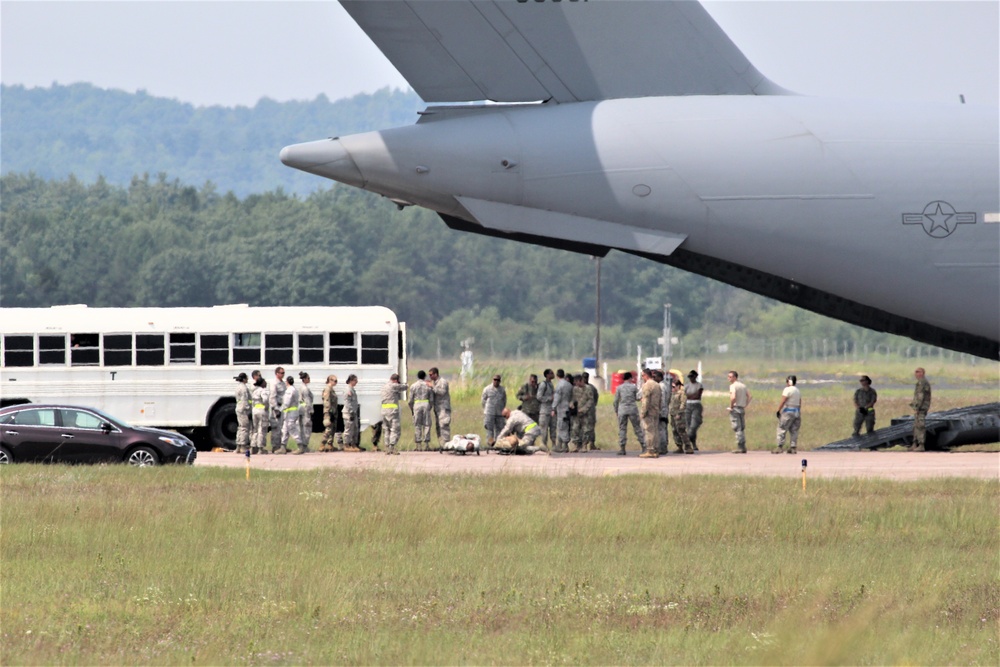 Patriot Warrior 2018 participants conduct training scenario at Fort McCoy