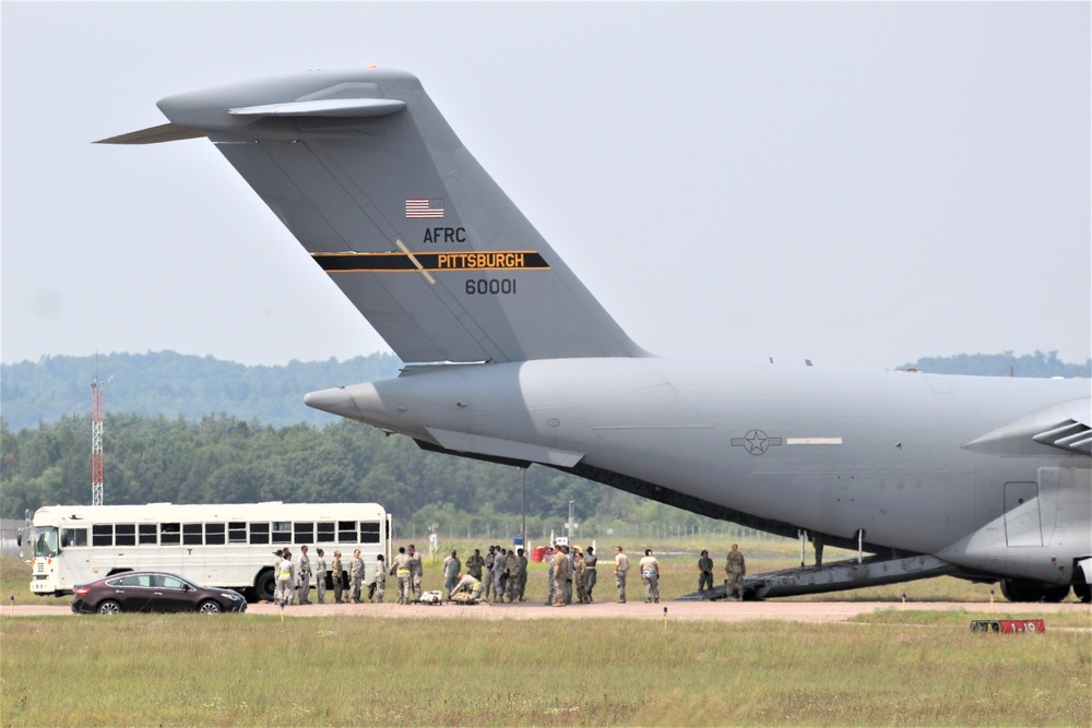 Patriot Warrior 2018 participants conduct training scenario at Fort McCoy