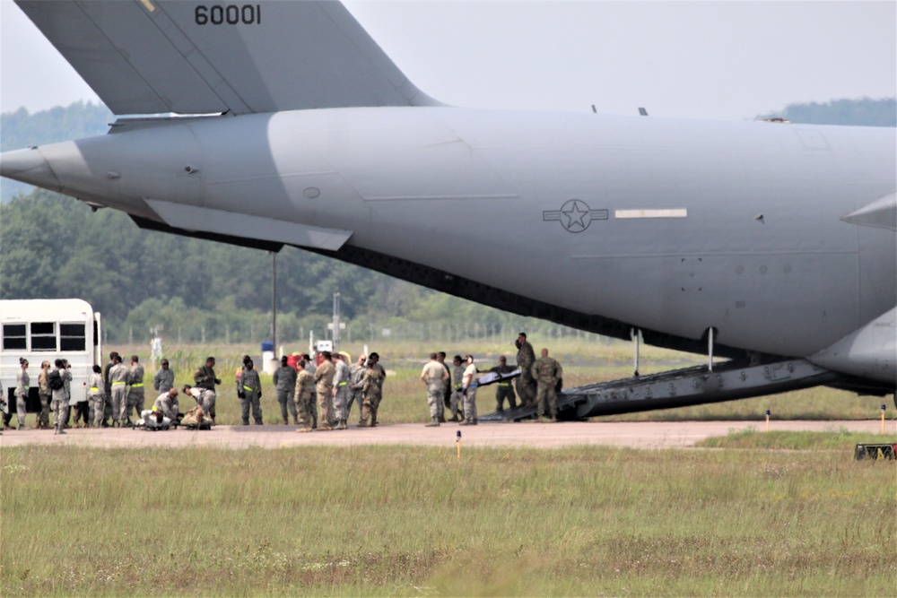 Patriot Warrior 2018 participants conduct training scenario at Fort McCoy