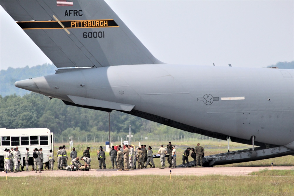 Patriot Warrior 2018 participants conduct training scenario at Fort McCoy