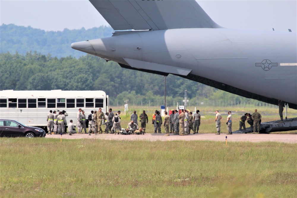 Patriot Warrior 2018 participants conduct training scenario at Fort McCoy