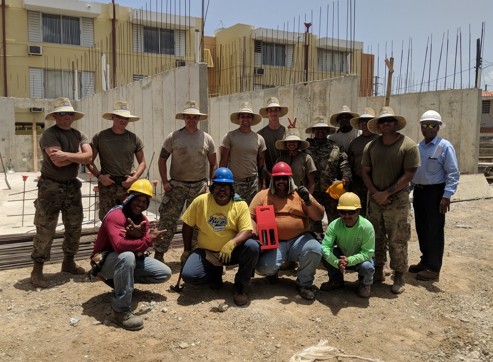 NY Army National Guard engineers support Habitat for Humanity in Puerto Rico