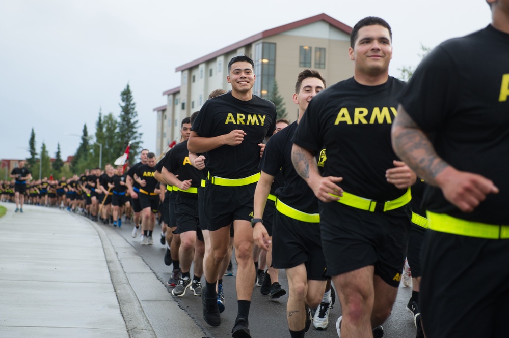 National Airborne Day Run on JBER