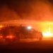 Coalition firefighters perform night burn ops at Northern Strike 18