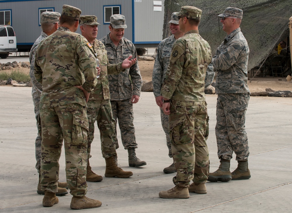 Commanders visit Orchard Combat Training Center