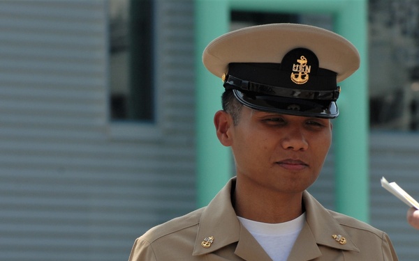 Re-enlistment aboard the USS Wisconsin