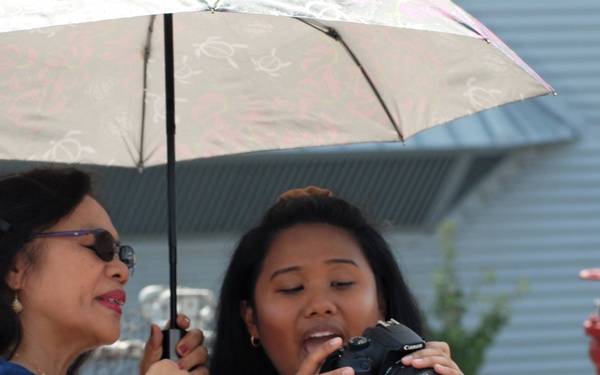 Re-enlistment aboard the USS Wisconin (BB-64)
