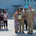 Re-enlistment aboard the USS Wisconsin (BB-64)