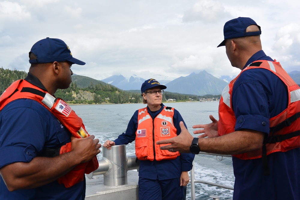 Vice Adm. Linda Fagan visits Juneau, Alaska