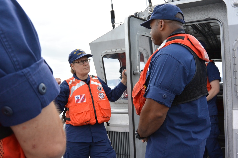 Vice Adm. Linda Fagan visits Juneau, Alaska