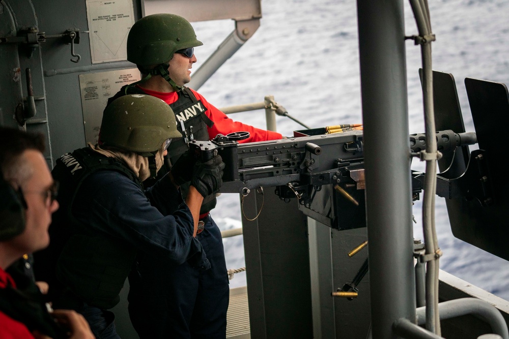 Bonhomme Richard Conducts Live Fire Exercise