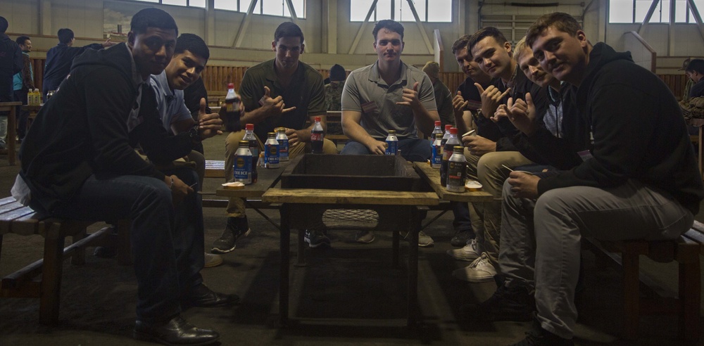 Marines with 3/12 volunteer for a community relations project