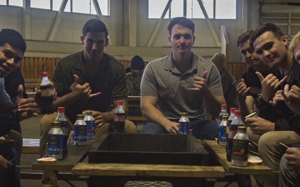 3rd Battalion, 12th Marine Regiment Marines volunteer for a community relations project