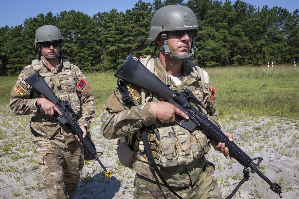 NJ Guard and Albanian special forces perform joint training