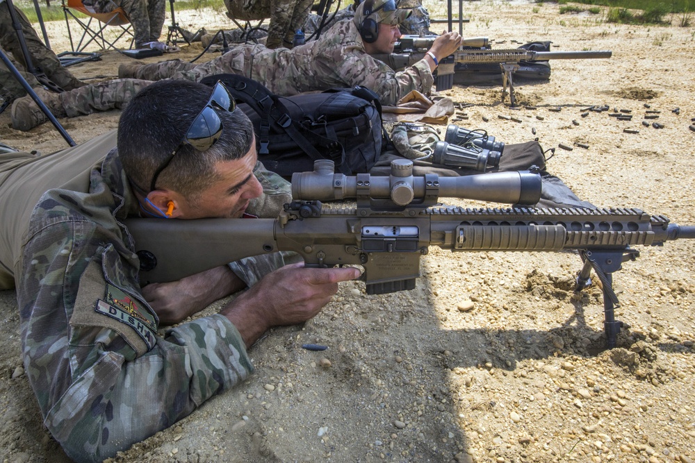 New Jersey Guard and Albanian snipers train together