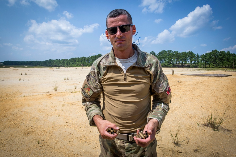 New Jersey Guard and Albanian snipers train together