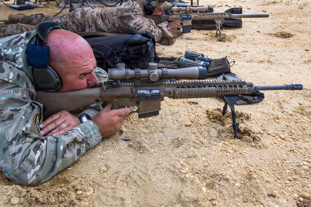 New Jersey Guard and Albanian snipers train together