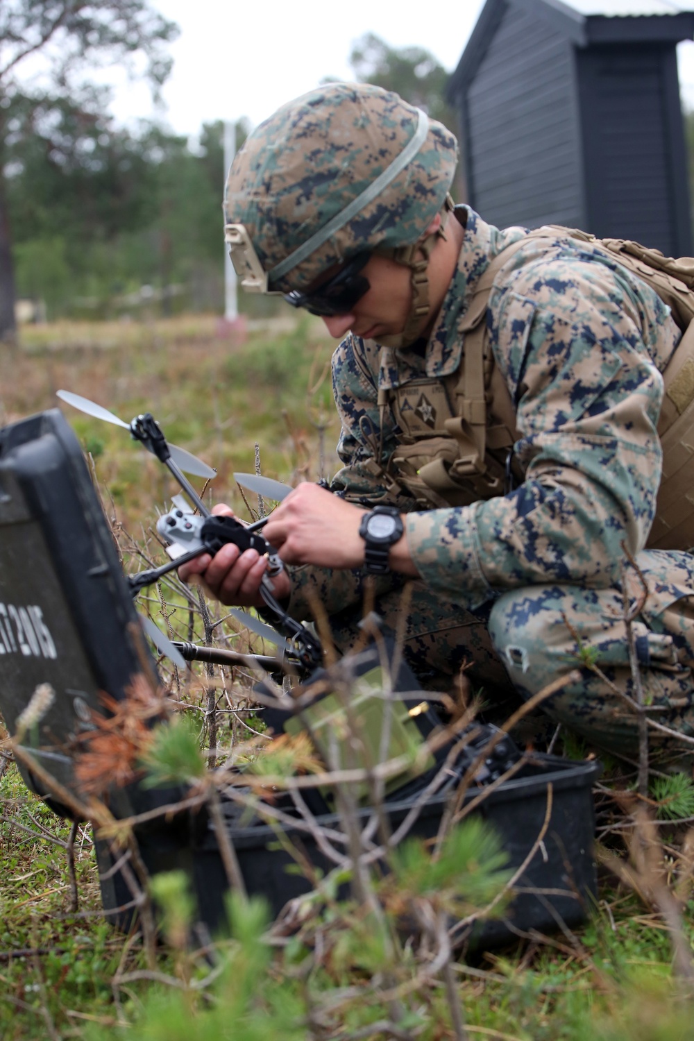Marines utilize unmanned aerial systems for platoon supported attack in Norway