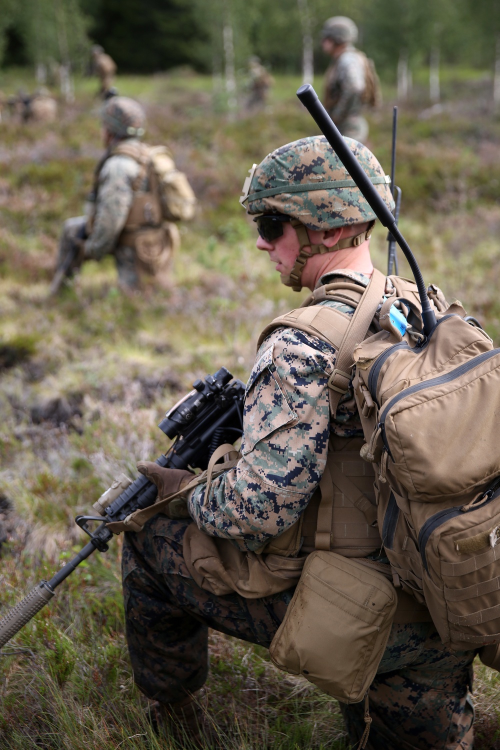 Marines conduct platoon and squad attacks in Norway
