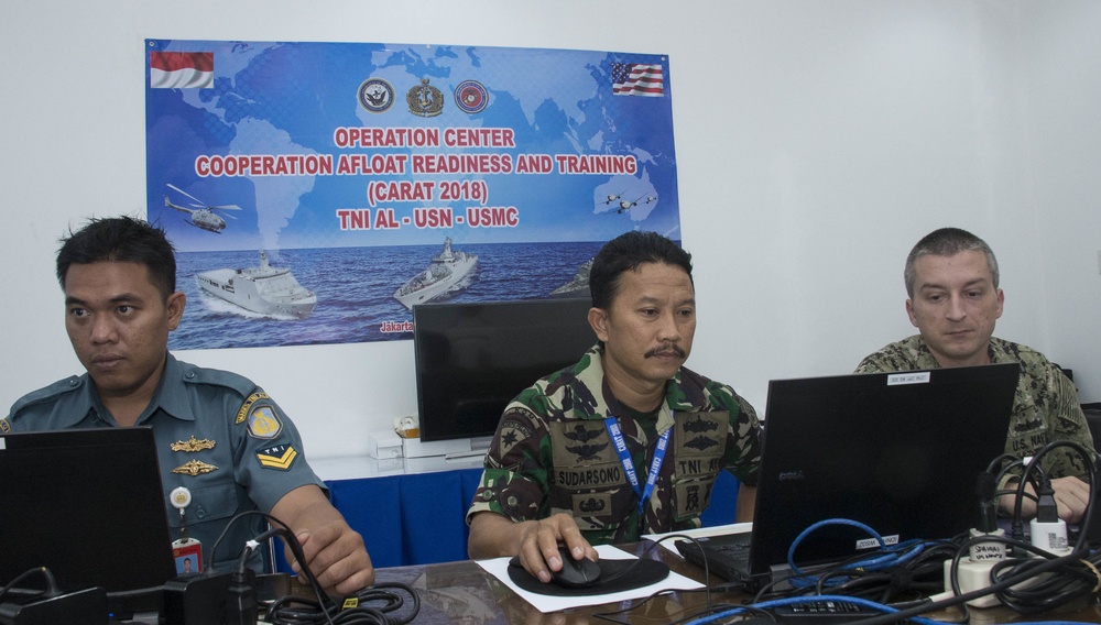 U.S. and Indonesian Navy work together as part of Combined Enterprise Regional Exchange (CENTRIX)