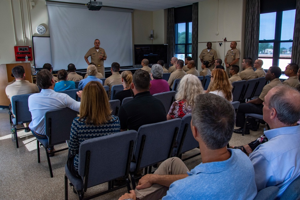 Navy surgeon general visits New England clinics