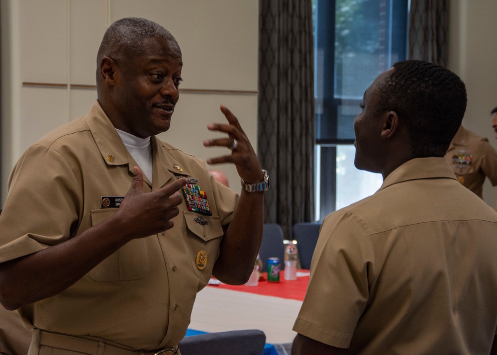 Navy surgeon general visits New England clinics