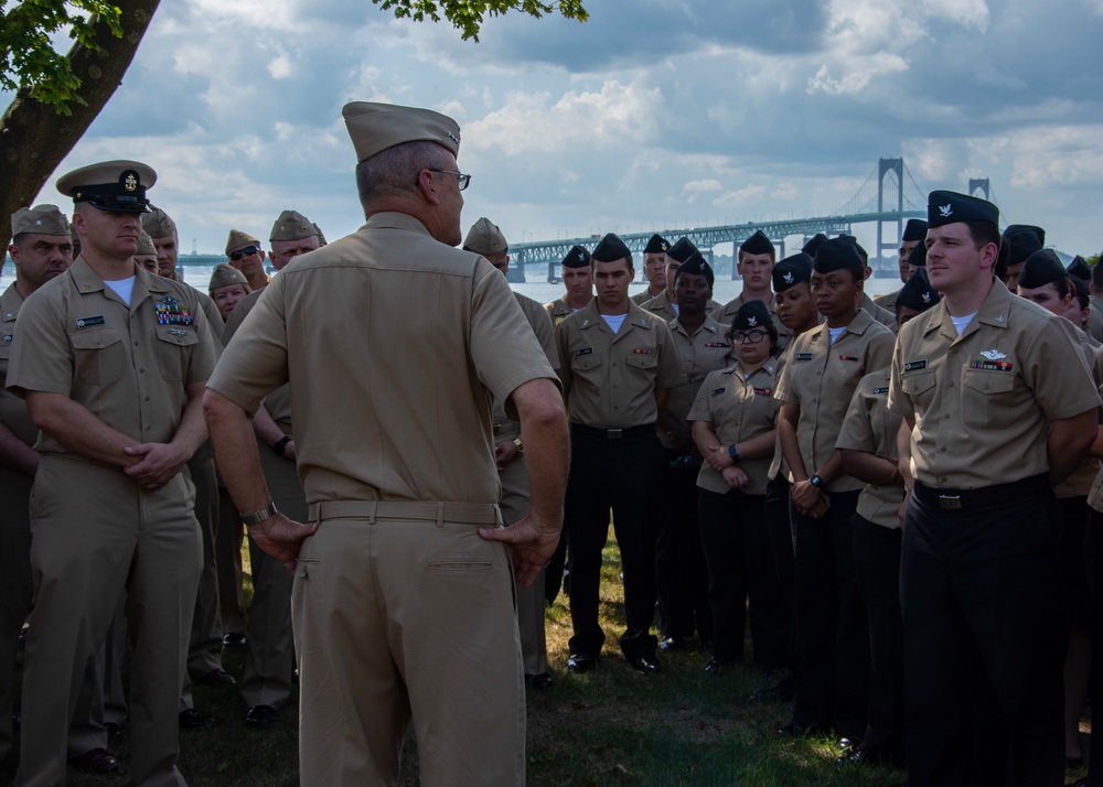 Navy surgeon general visits New England clinics