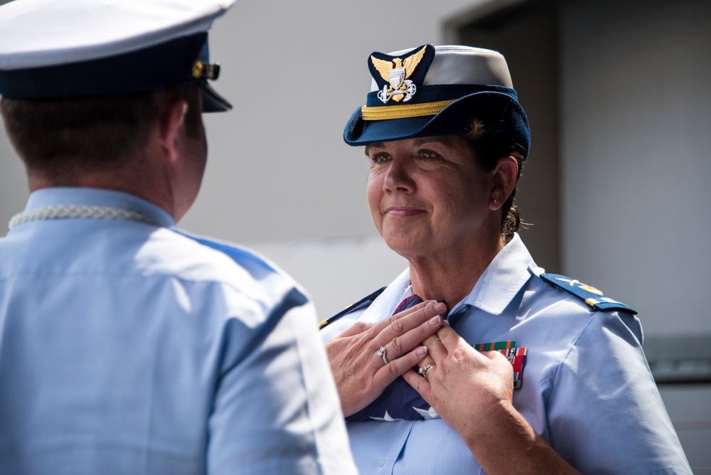 Coast Guard Reserve Chief Warrant Officer Faith Matuschek Retirement Ceremony