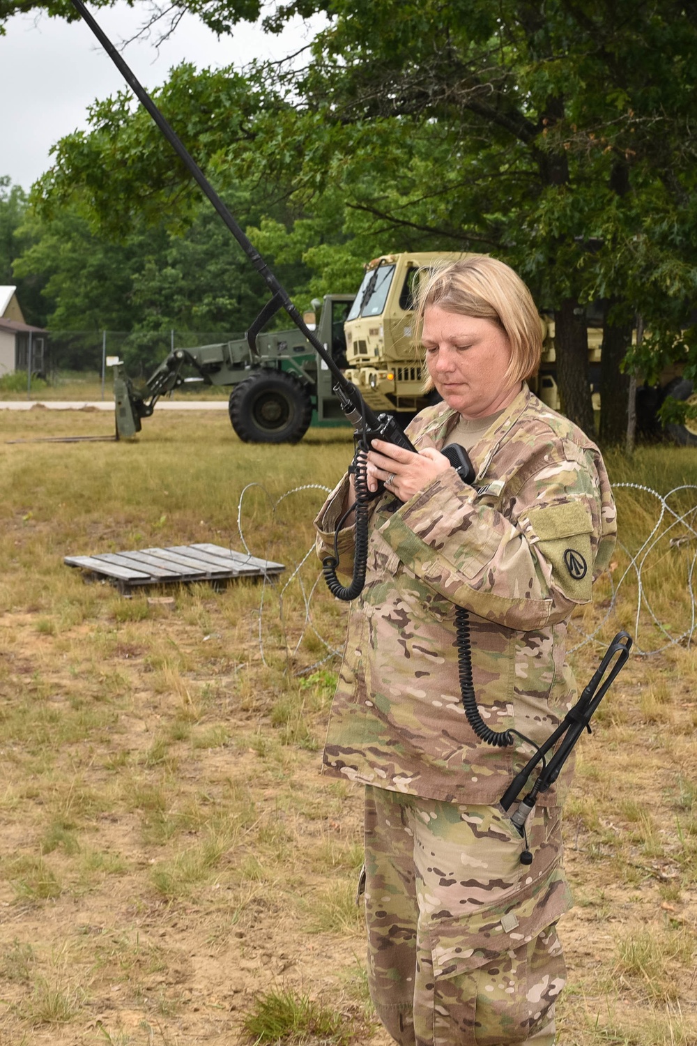 123rd Contingency Response Group establishes aerial port during Michigan exercise