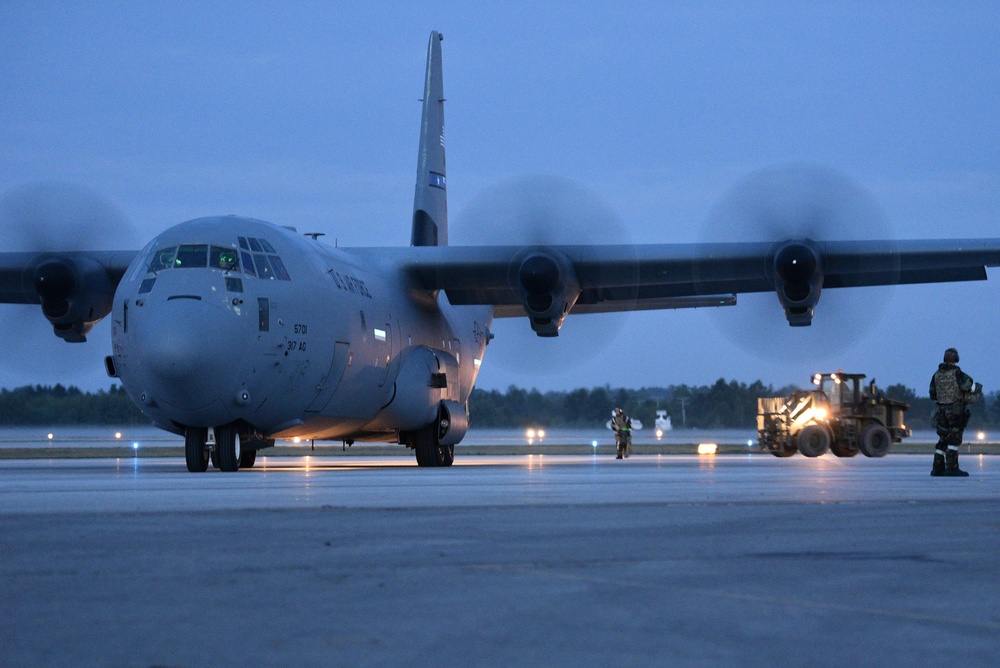 123rd Contingency Response Group establishes aerial port during Michigan exercise