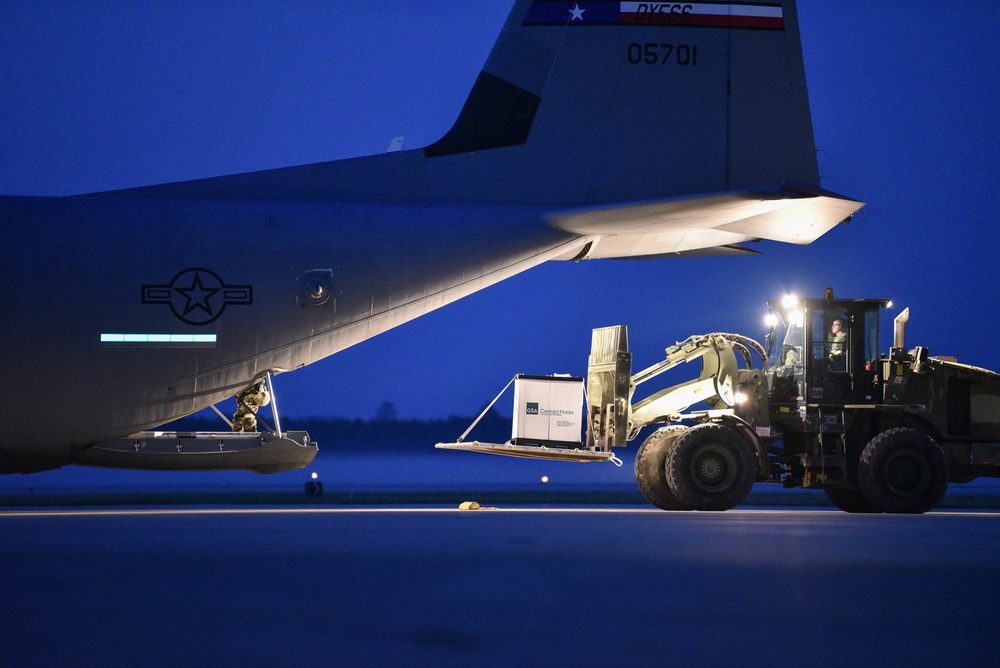 123rd Contingency Response Group establishes aerial port during Michigan exercise