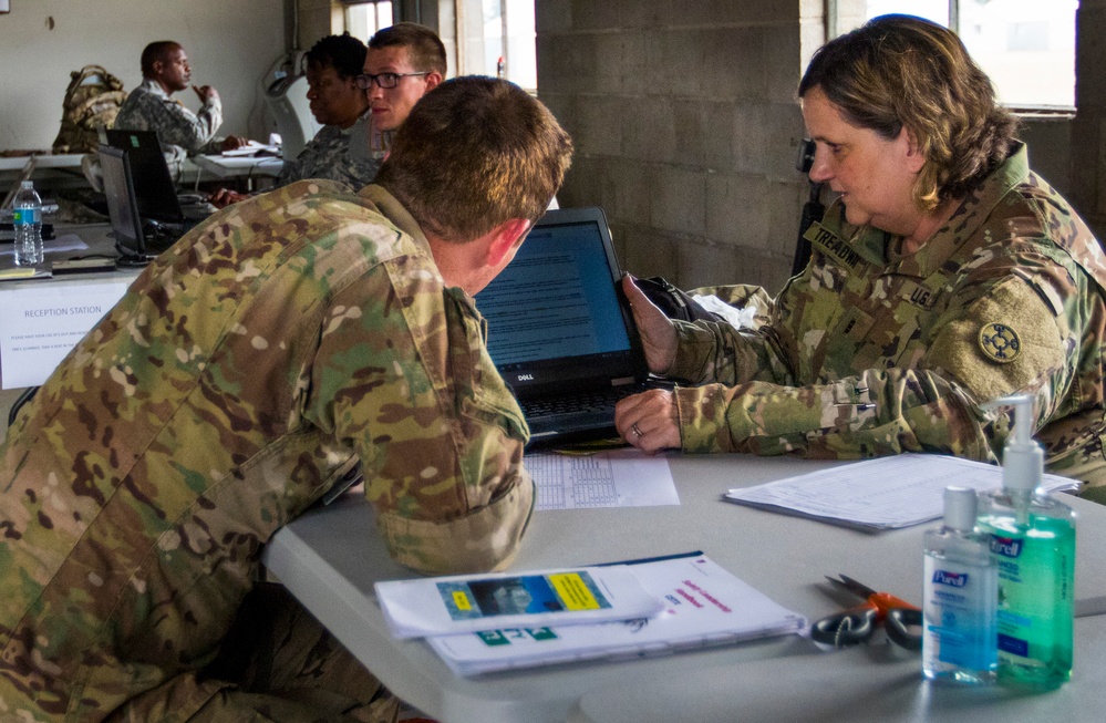 The 643rd RSG conducts RSOI mission benefiting over 1000 soldiers.