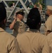 USS Wisconsin (BB-64) hosts a re-enlistment ceremony