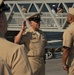 USS Wisconsin (BB-64) hosts a re-enlistment ceremony