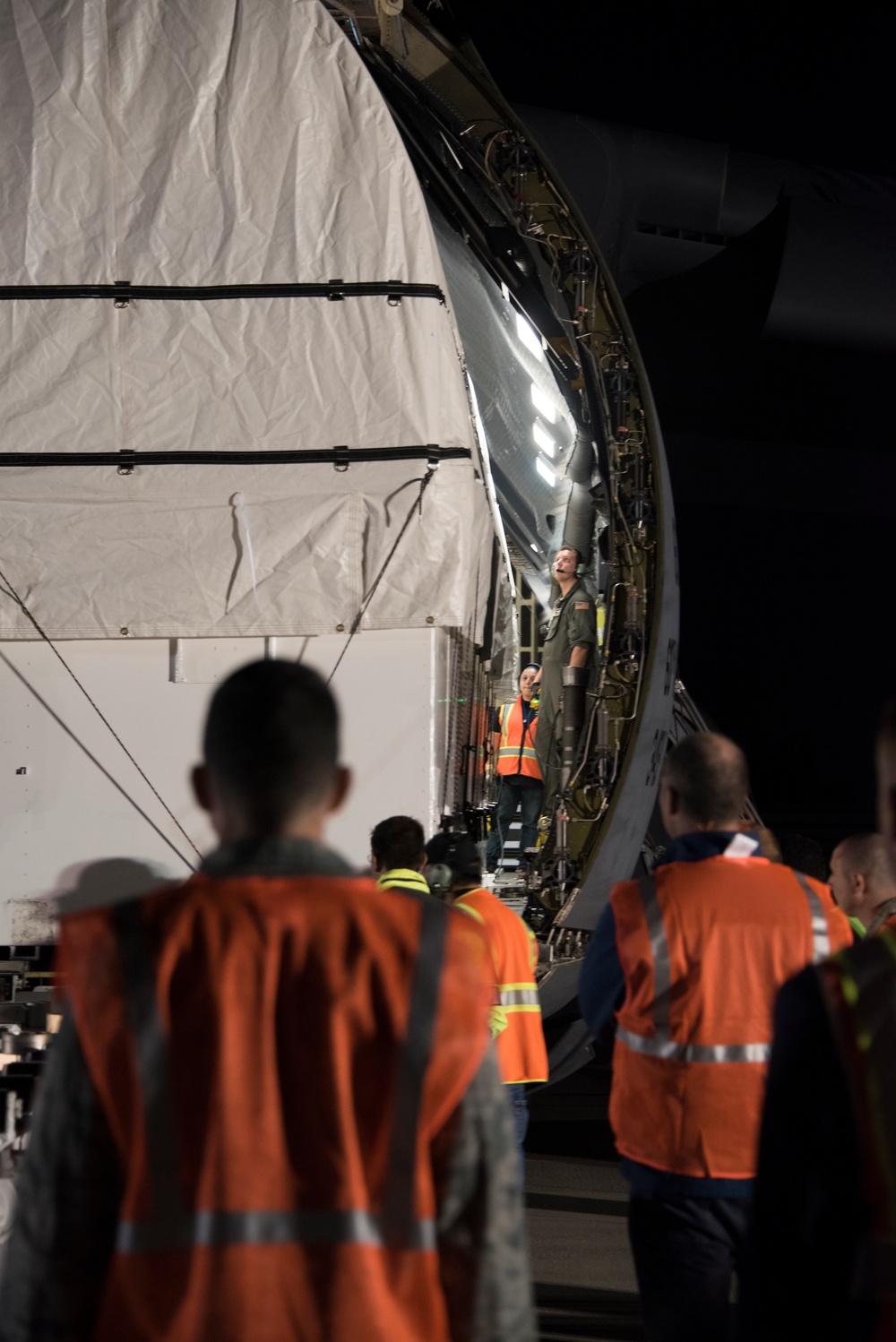 AEHF-4 Loads Onto Travis AFB C-5 M Super Galaxy