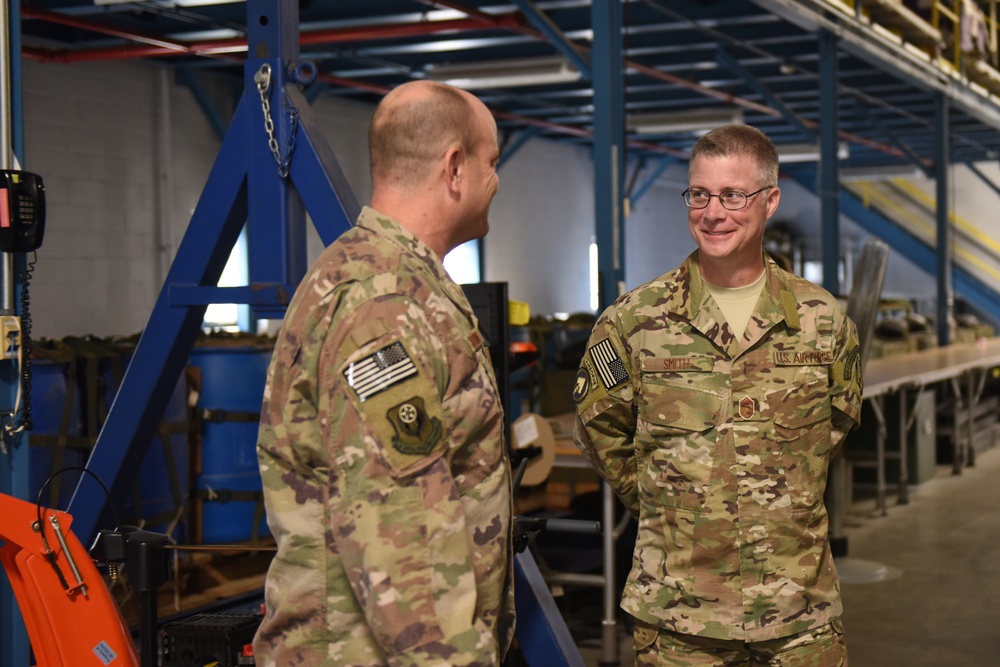 AFSOC command chief master sergeant tours 193rd SOW