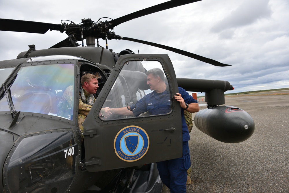 Coast Guard Commandant meets with SECNAV and Sen. Sullivan