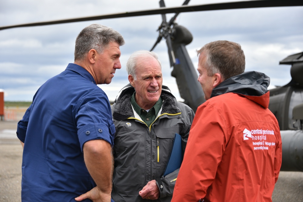 Coast Guard Commandant meets with SECNAV and Sen. Sullivan